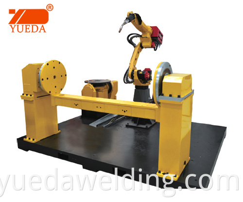 Yueda Welding Positioner for Robot Axis Welding Positioner Price